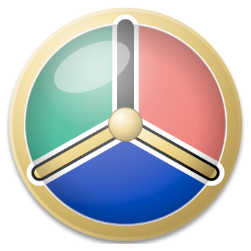 South Africa Grand chip — gold rim, tri-colour Y motif